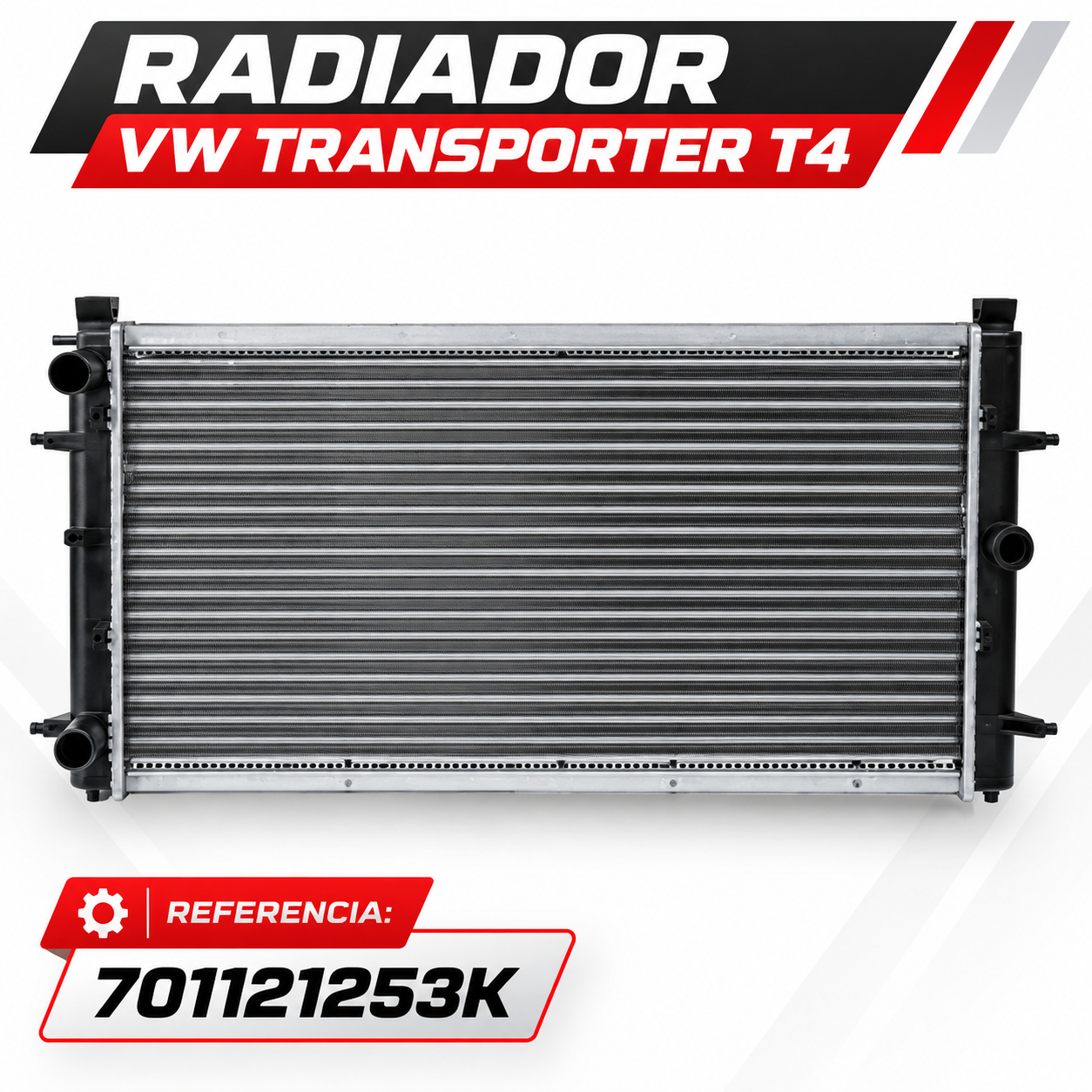 Radiador VW Transporter T4, referencia 701121253K