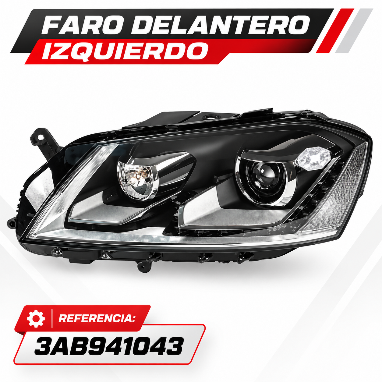 Faro delantero izquierdo, referencia 3AB941043